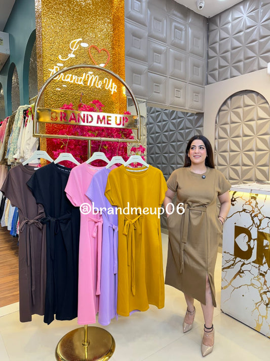 Imported Dress With Pocket (PRM-297)