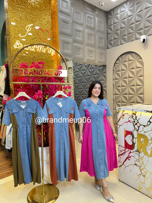 Imported Denim Dress (PRM-363)