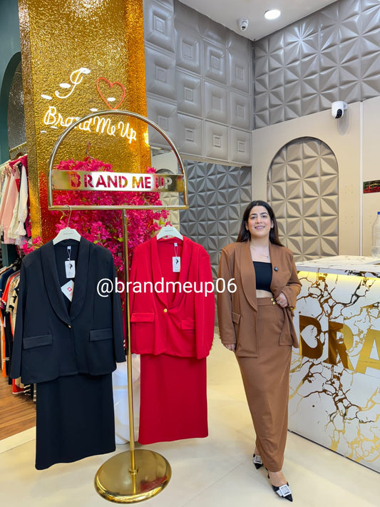 Skirt & Blazer Set (PRM-267)