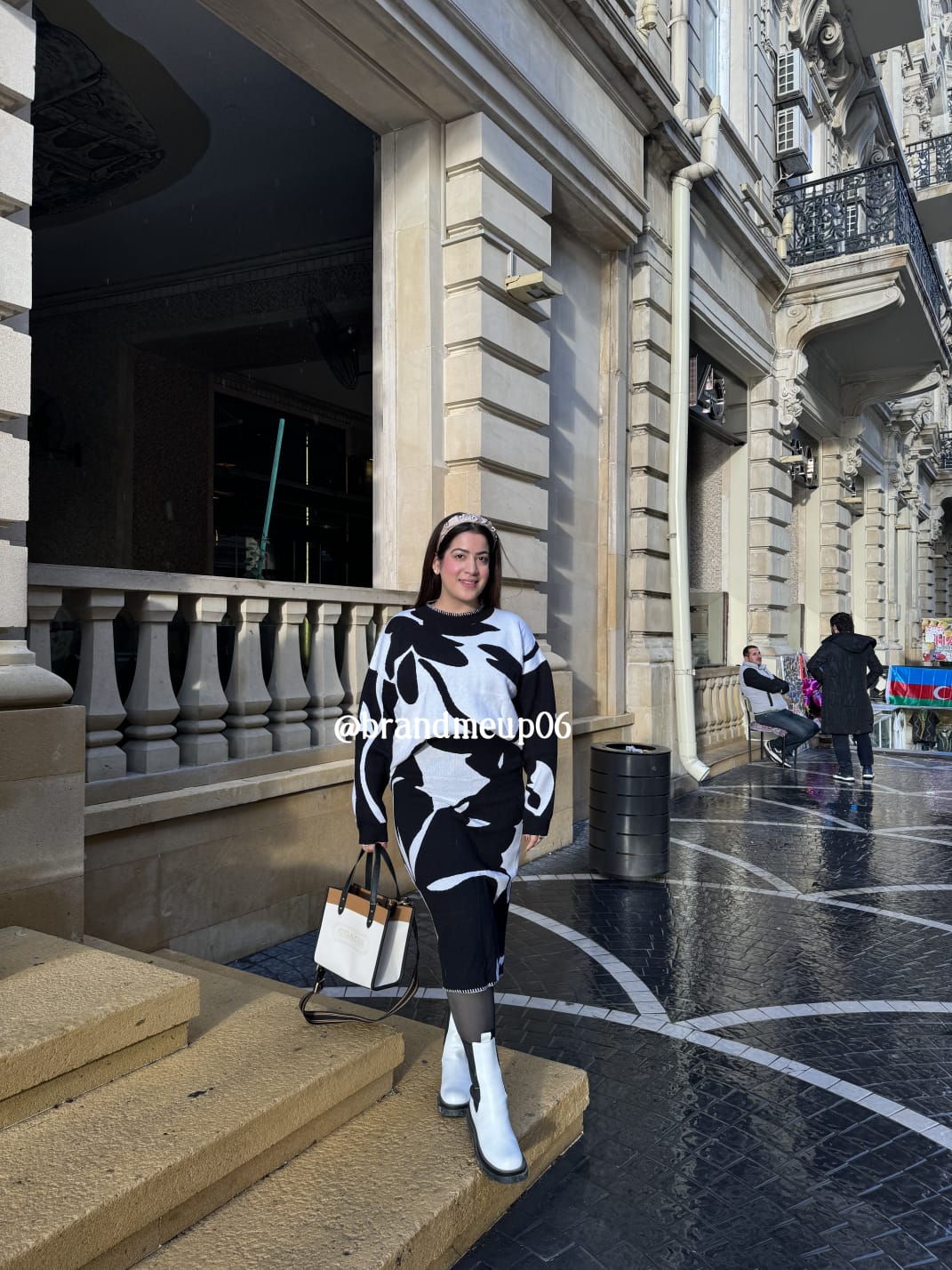 Woolen Top & Skirt Set (IMP-212)