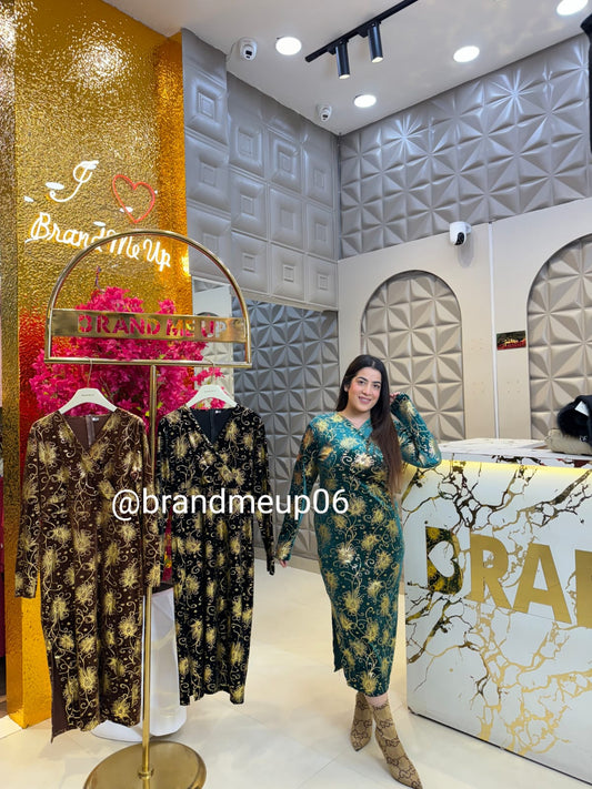 Imported Velvet Dress (PRM-253)