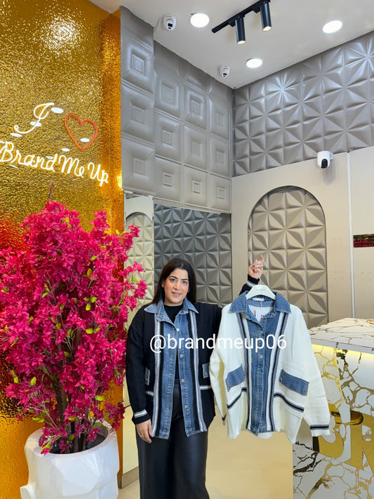 Denim Designer Cardigan (IMP-365)