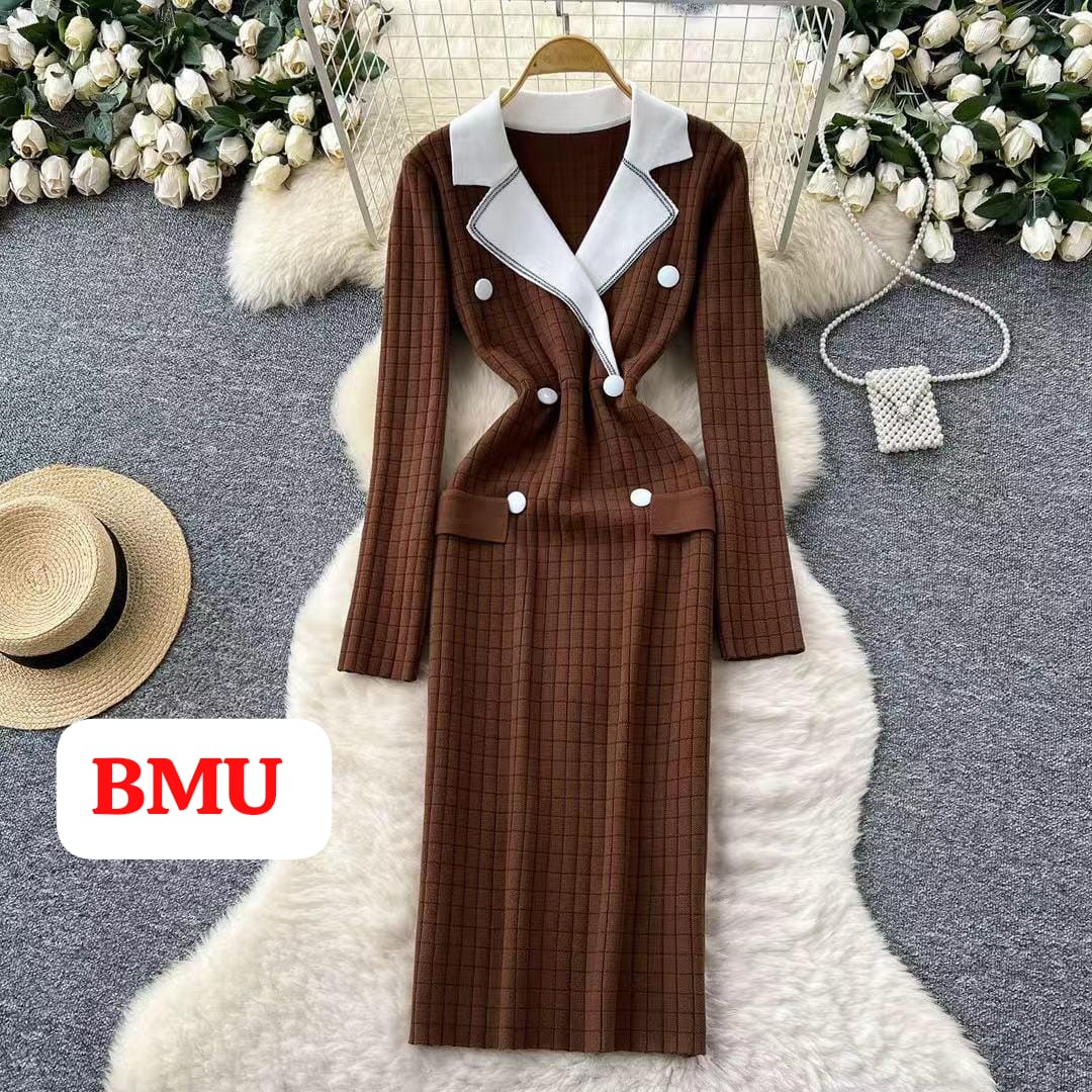 WOOLEN SASSY DRESS (IMP-584)