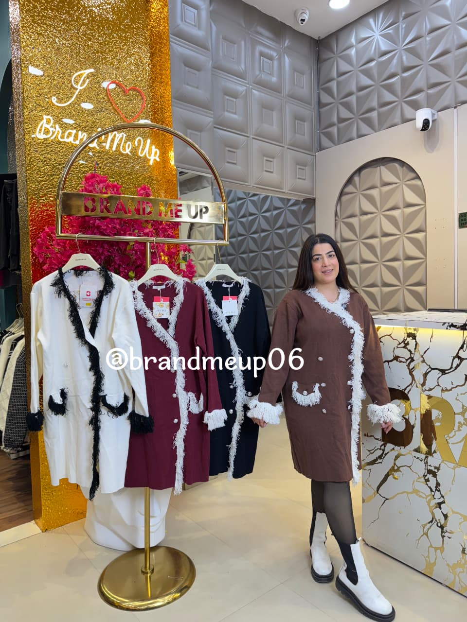 WOOLEN DESIGNER FRILL DRESS (IMP-607)