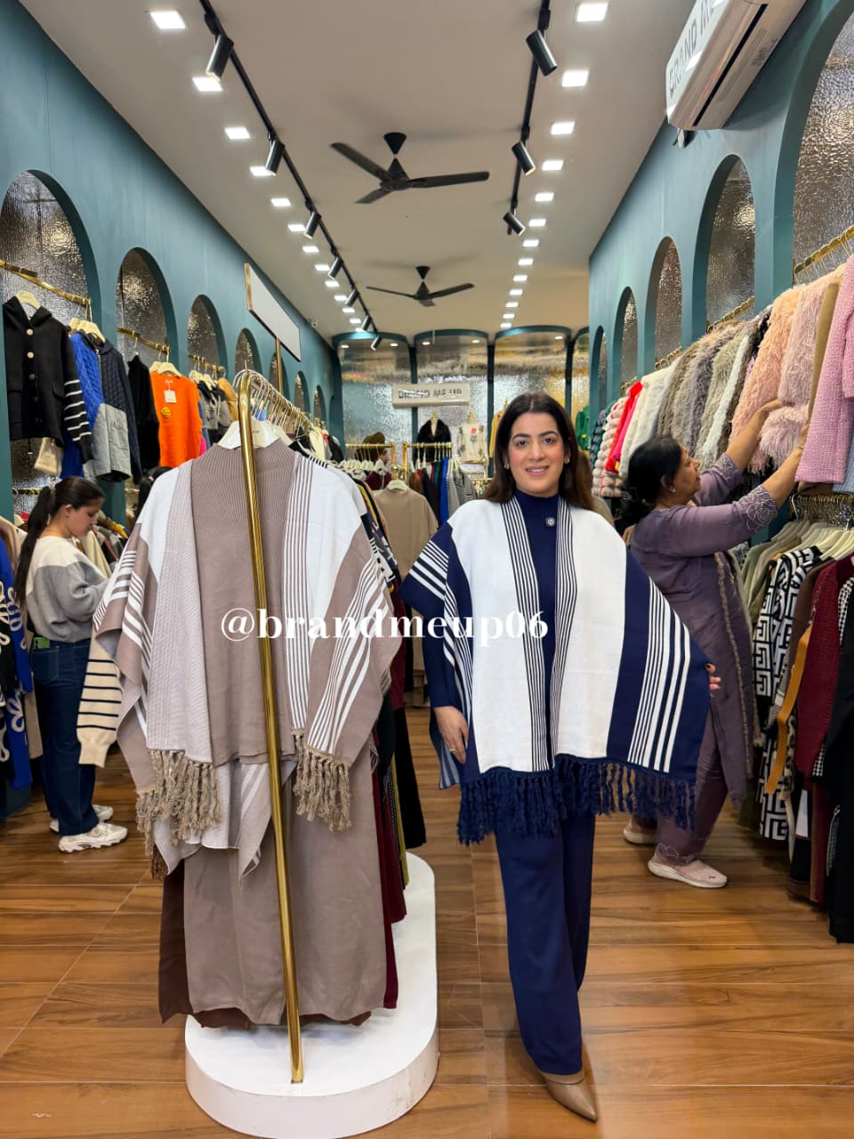 Woolen cord set With Shawl (IMP-400)