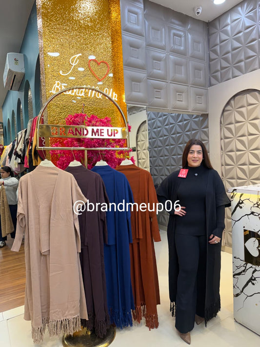 WOOLEN CORD WITH DESIGNER SHRUG (IMP-727)