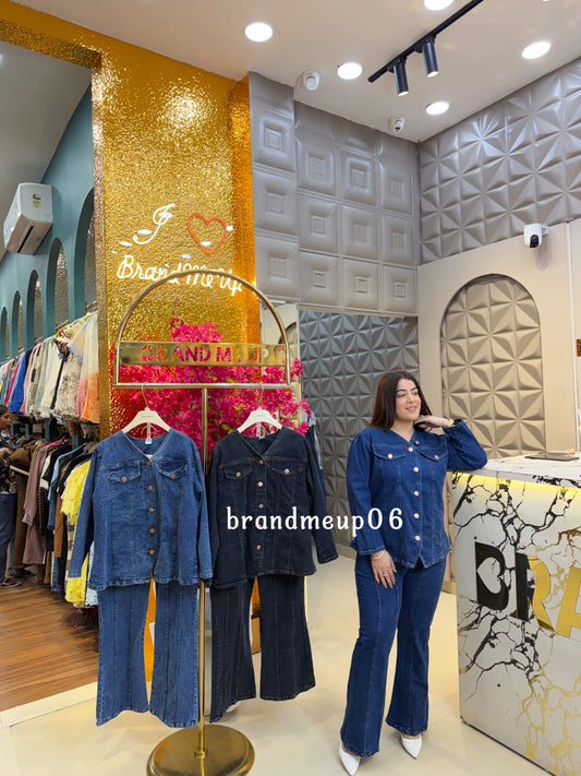 'FAME' DENIM 2PCS CORD (PRM-876)