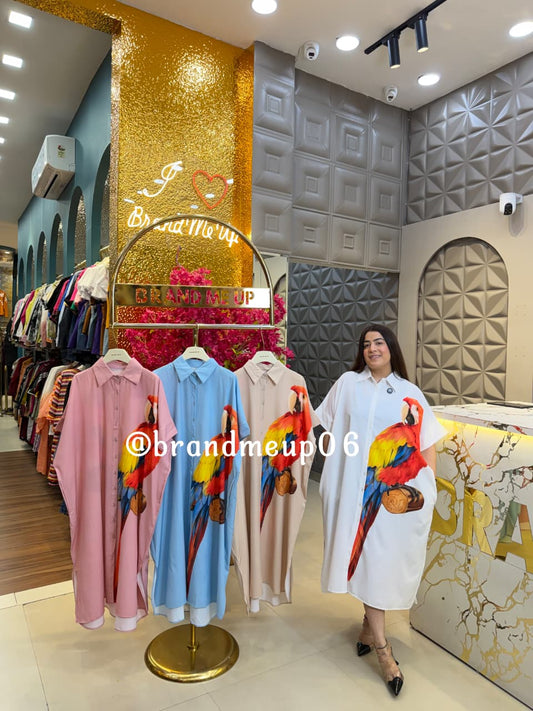 PARROT LONG DRESS (DRESS-349)