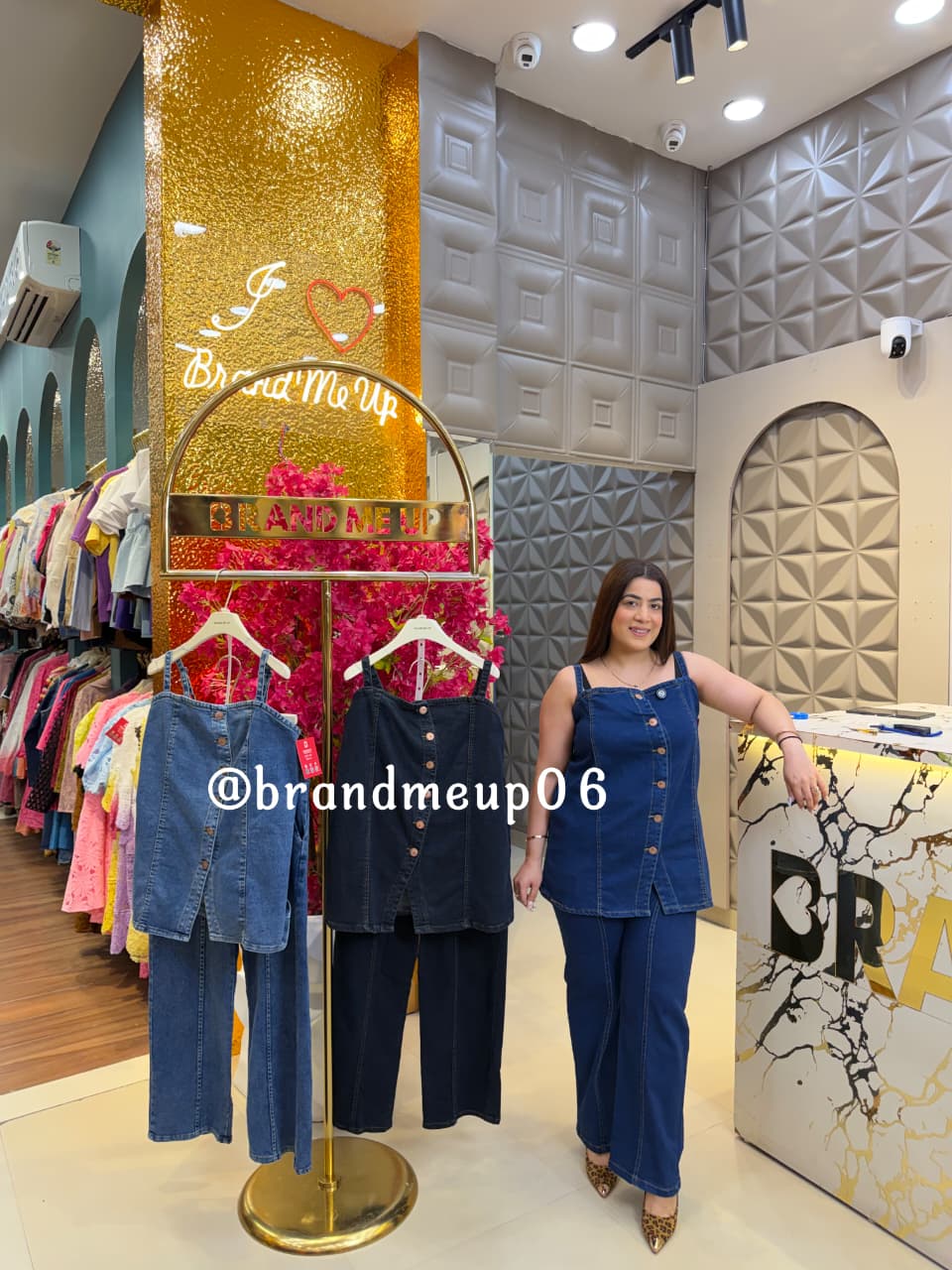‘DREAMLINE’ 2PCS DENIM CORD (SKU-30) (CODE-15066)