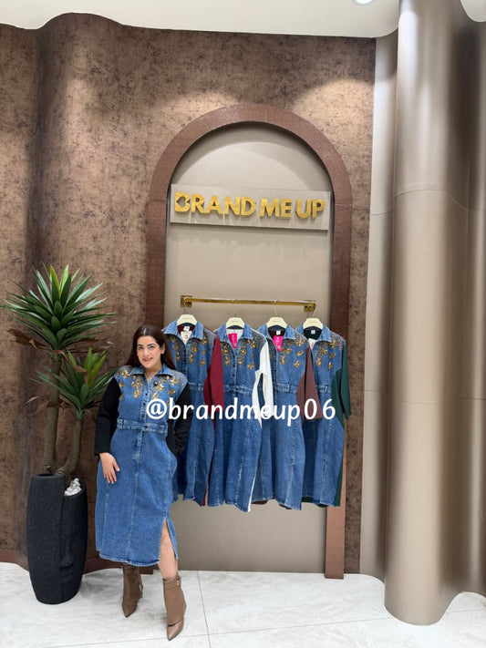 ‘LIVA’ DENIM DRESS (SKU-358)