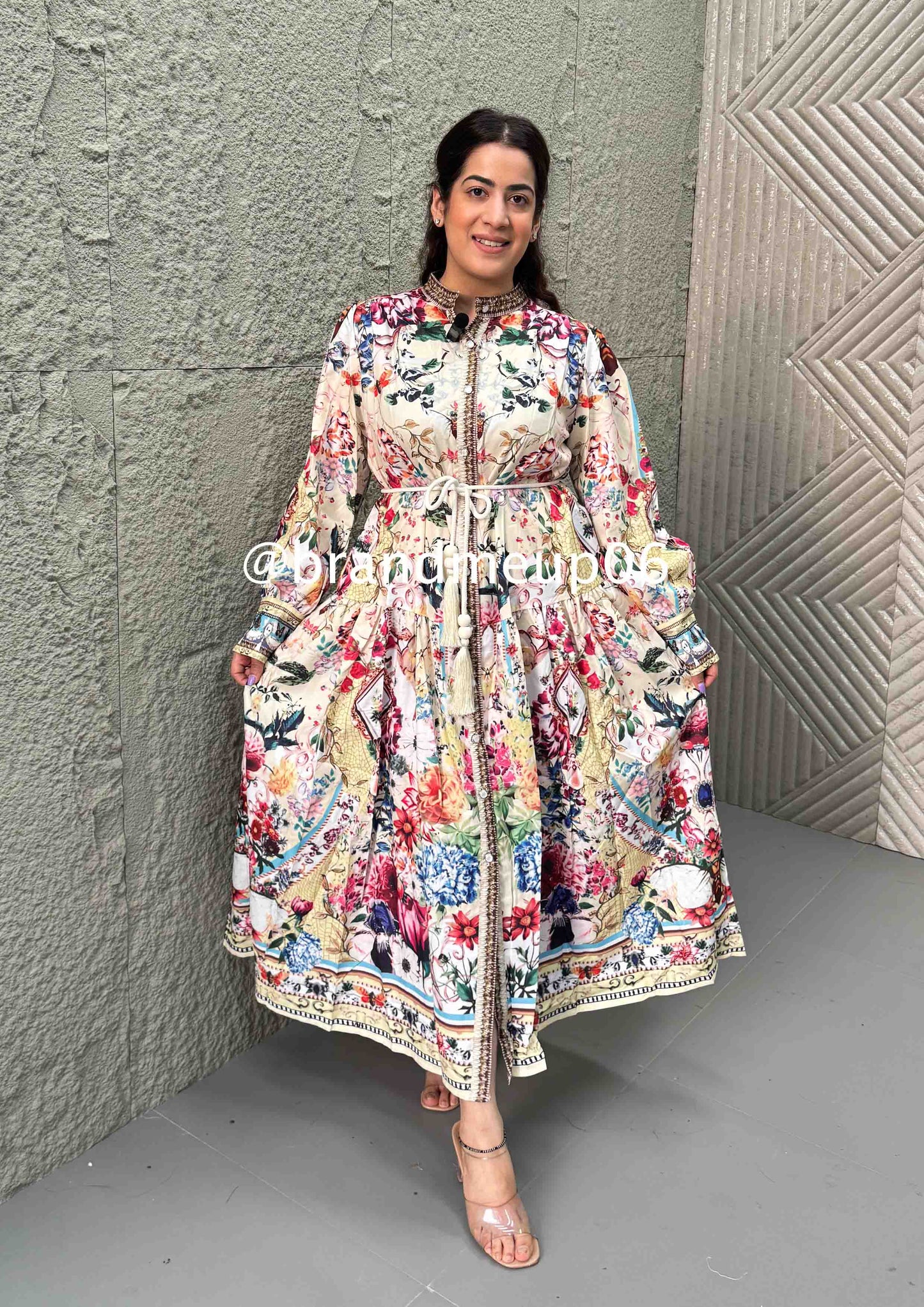 Imported Floral Dress (PRM-113)