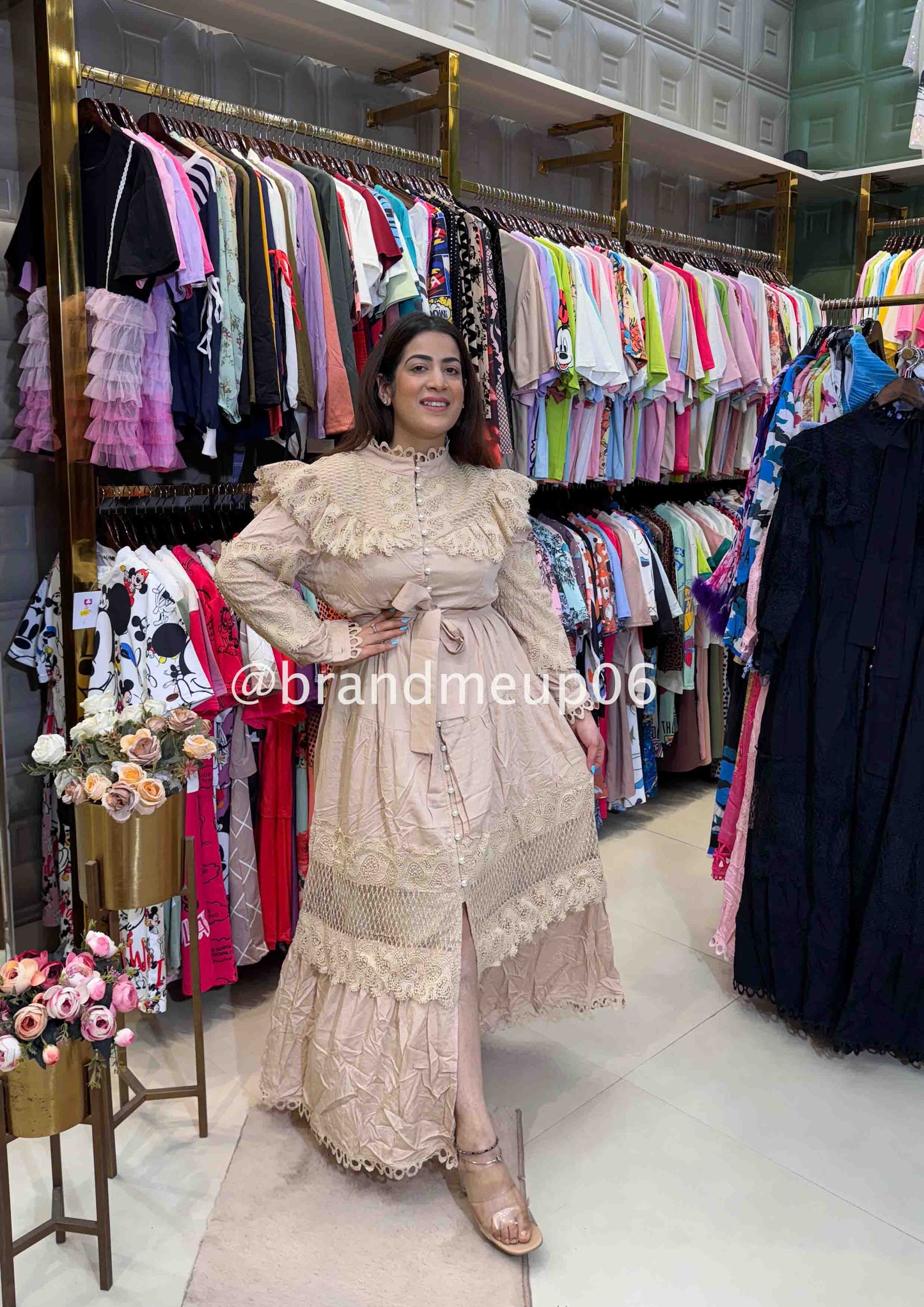Imported Cotton Maxi Dress (PRM-4)