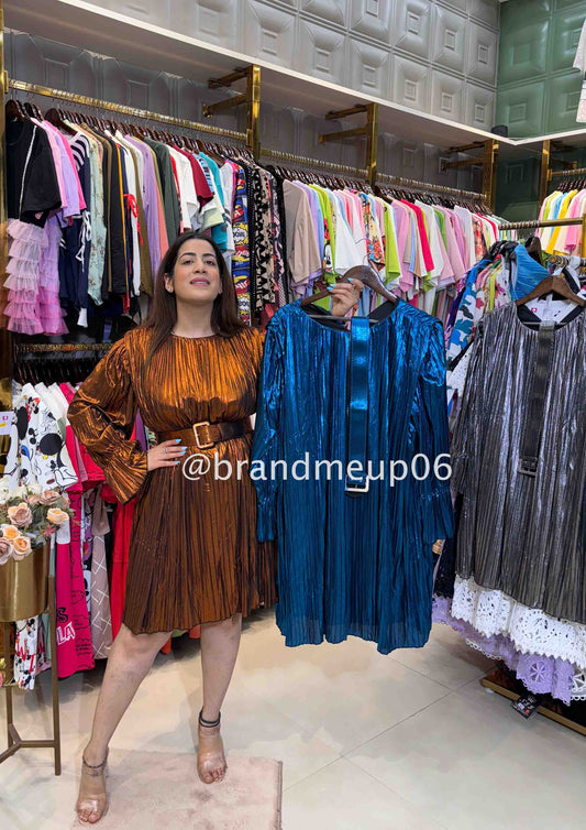 Metallic Partywear Dress (PRM-3)