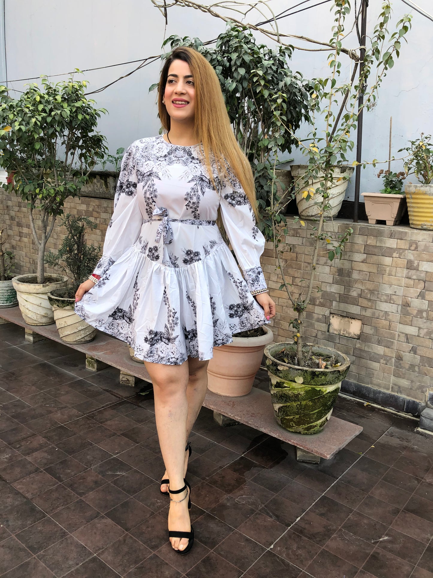Floral Skater Dress