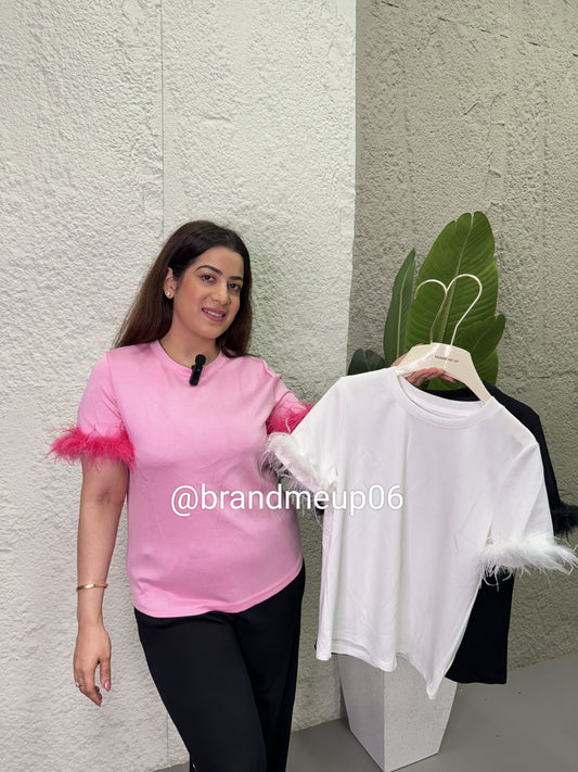 Premium Top With Fur Sleeves (PRM-200)