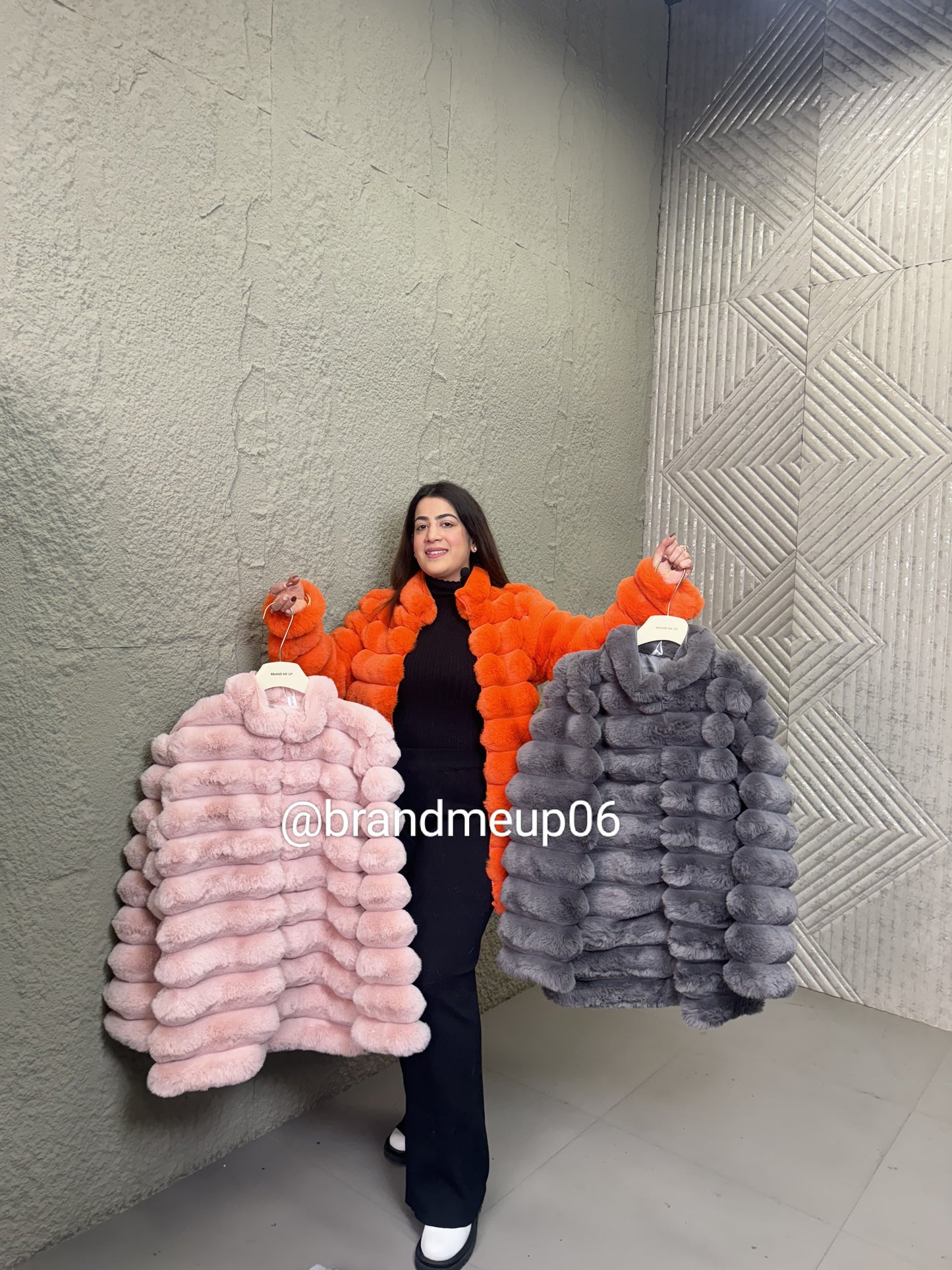 Soft Fur Long Jackets (IMP-348)