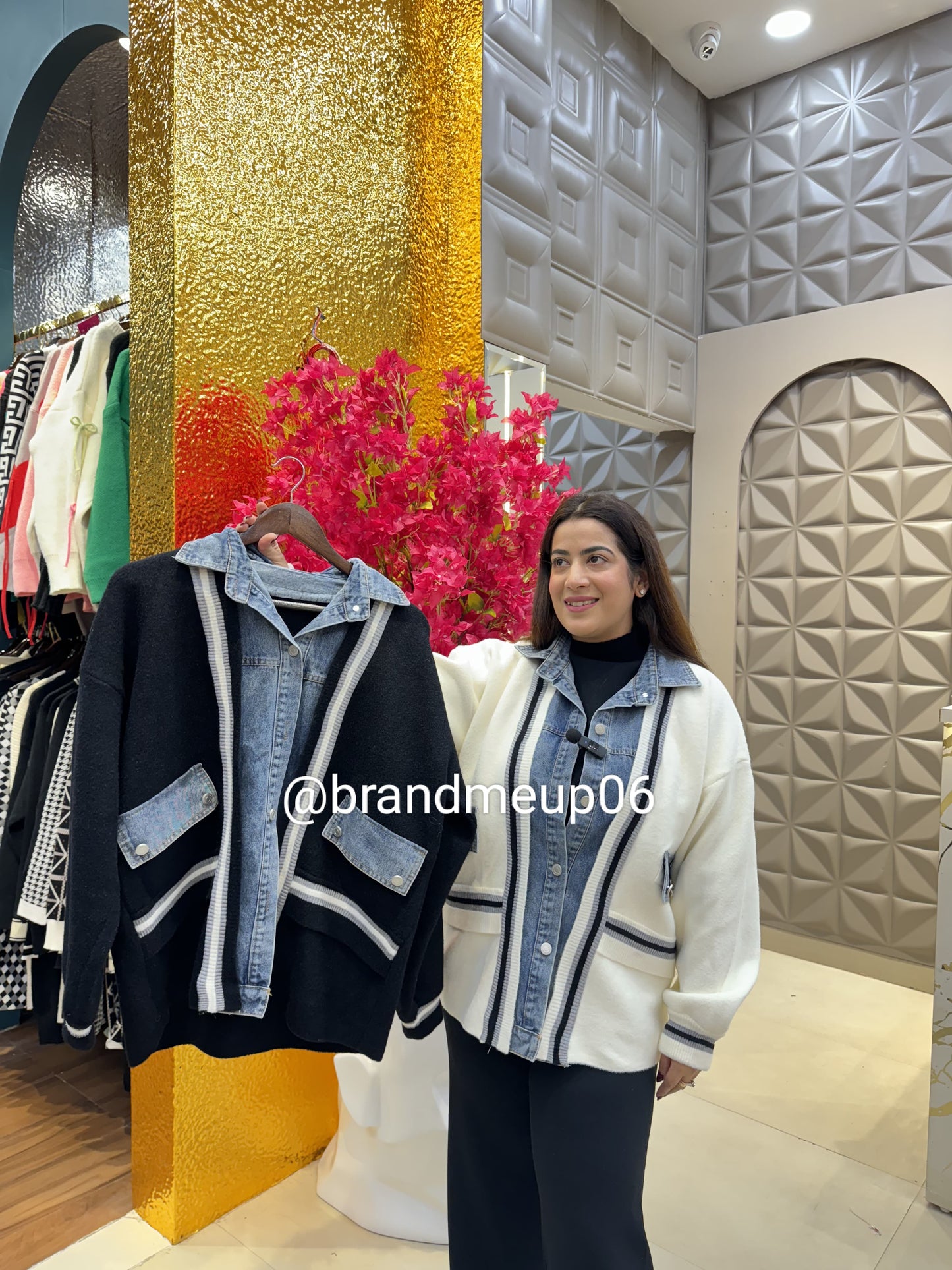 Denim Designer Cardigan (IMP-365)