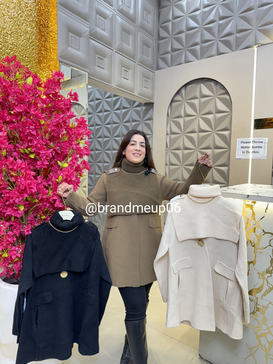 Woolen 2 Pcs Coat (IMP-427)