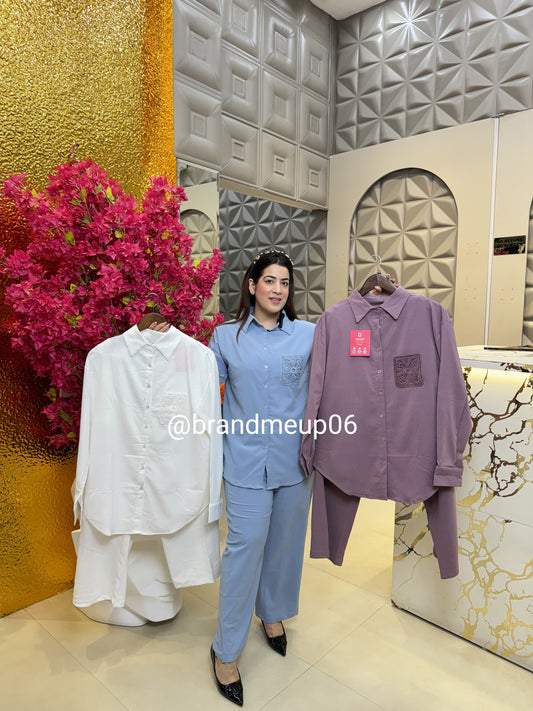 Plain Cord With Lace Pocket (SET378)