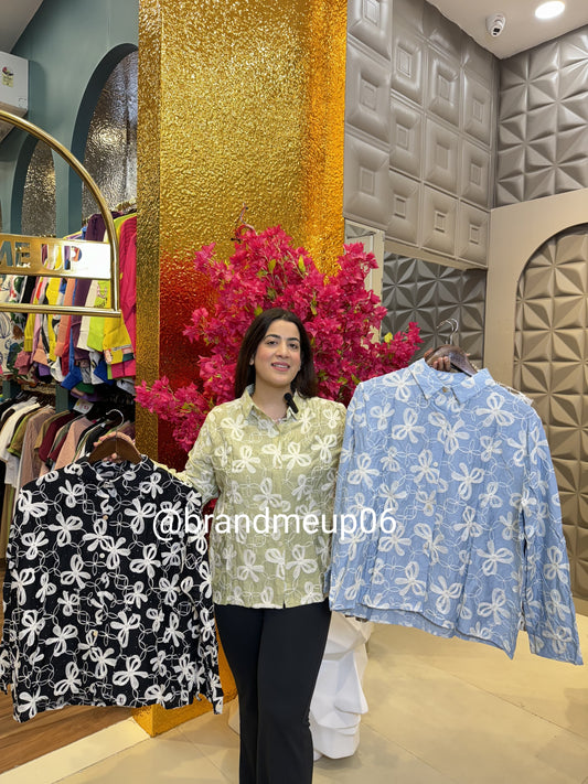 Cotton Embroidery Shirt (PRM-306)