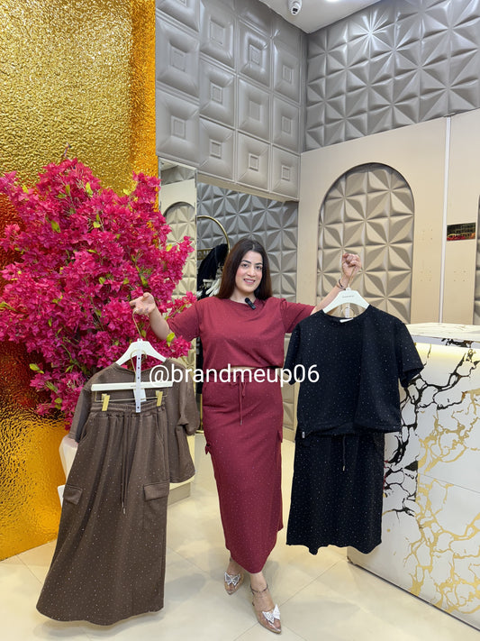 Imported Strechable Skirt Set (PRM-310)