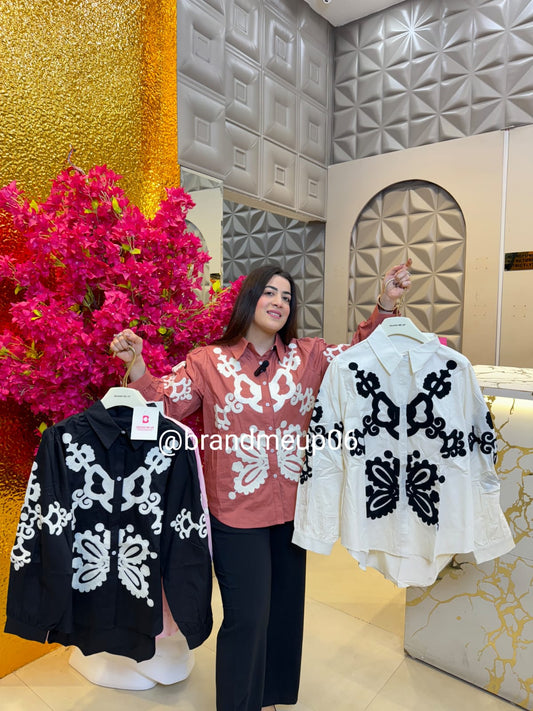 Cotton Embroidery Shirt (PRM-405)