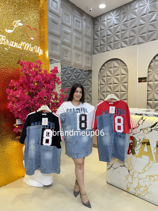 Denim Designer Dress (PRM-534)