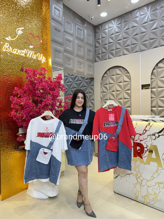 Funky Denim Dress (PRM-532)