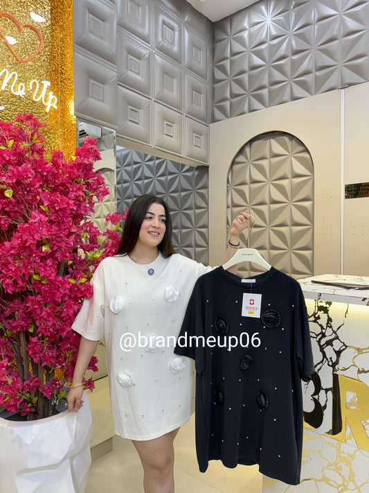 Cute Designer Dress Rose (PRM-543)