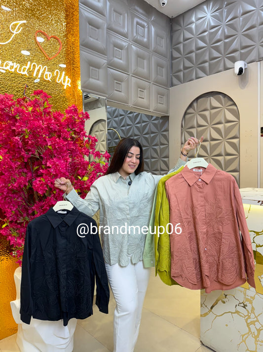 Imported Cotton Embroidery Shirt (PRM-616)