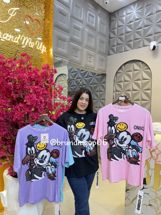 Cotton Cartoon T-Shirt (TEE-179) OMG MCKY