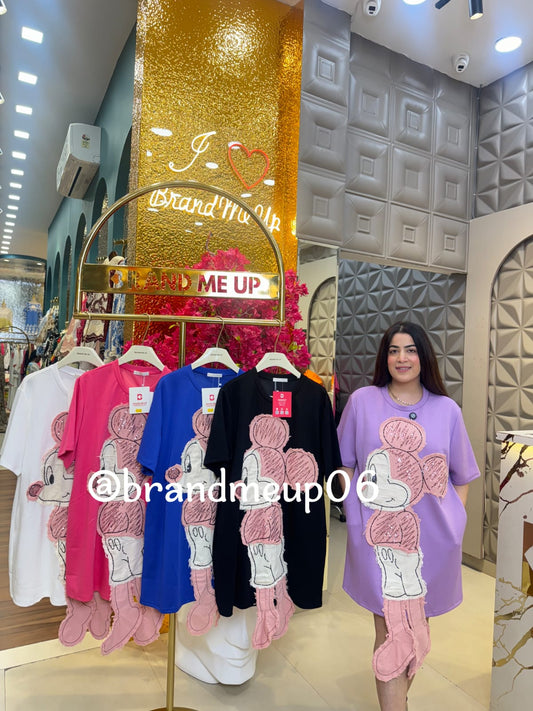 Imported Stretchable Dress With Pocket 3D Mouse (PRM-659)