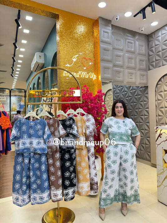 Cotton Printed Cord (SET435)