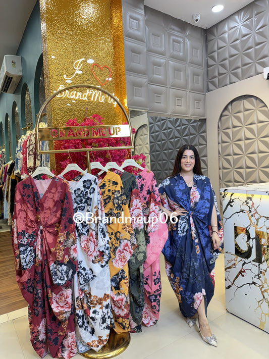 Printed Kaftan Dress (DRESS-332)