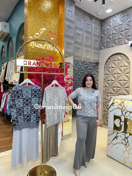 Summer Knit Printed Cord (PRM-688)