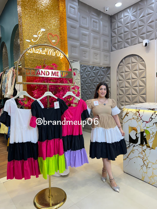 COTTON FRILL DRESS (DRESS-335)