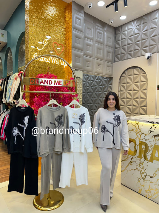 PREWINTER DESIGNER CORD SET (PRM-733) 3D FLORAL DESIGN