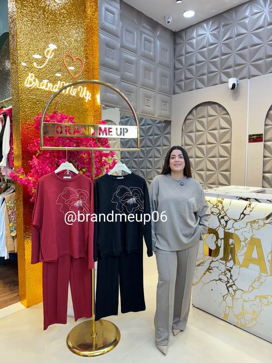 PREWINTER DESIGNER CORD SET (PRM-731) PEARL ROSE DESIGN