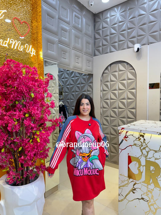 CUTE CARTOON DRESS WITH POCKETS (PRM-747)