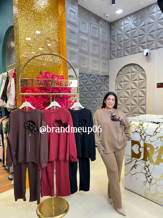 PREWINTER DESIGNER CORD (PRM-754) 3D FLOWER