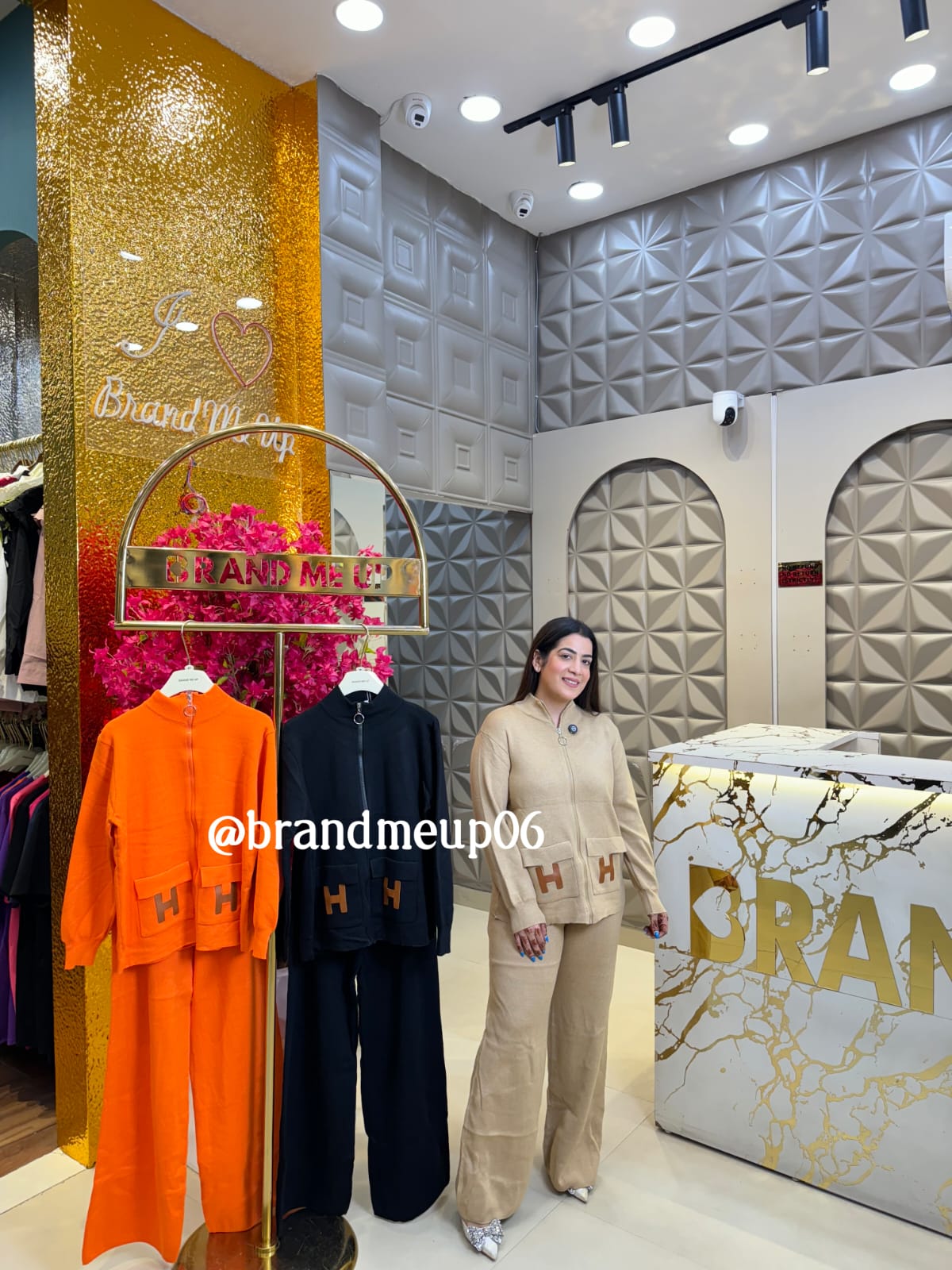 WOOLEN ZIPPER CORD SET (IMP-508)