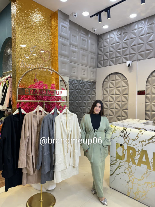 Woolen Skirt With Shrug & Belt (IMP-512)