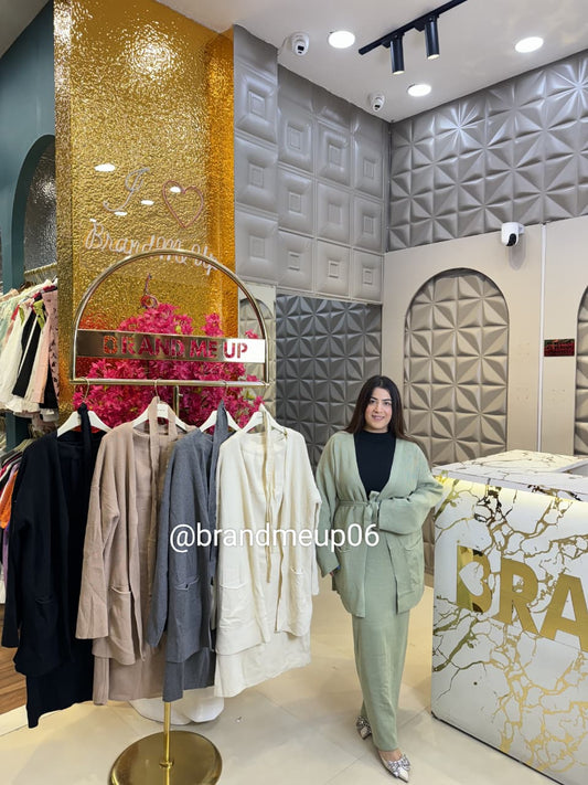 Woolen Skirt With Shrug & Belt (IMP-512)