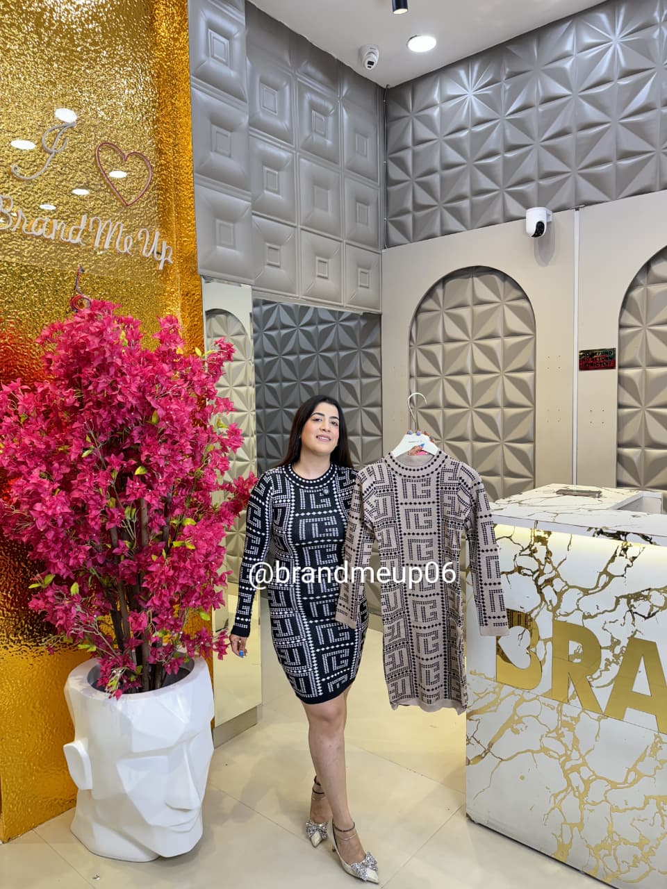 WOOLEN PRINTED DRESS (IMP-521)