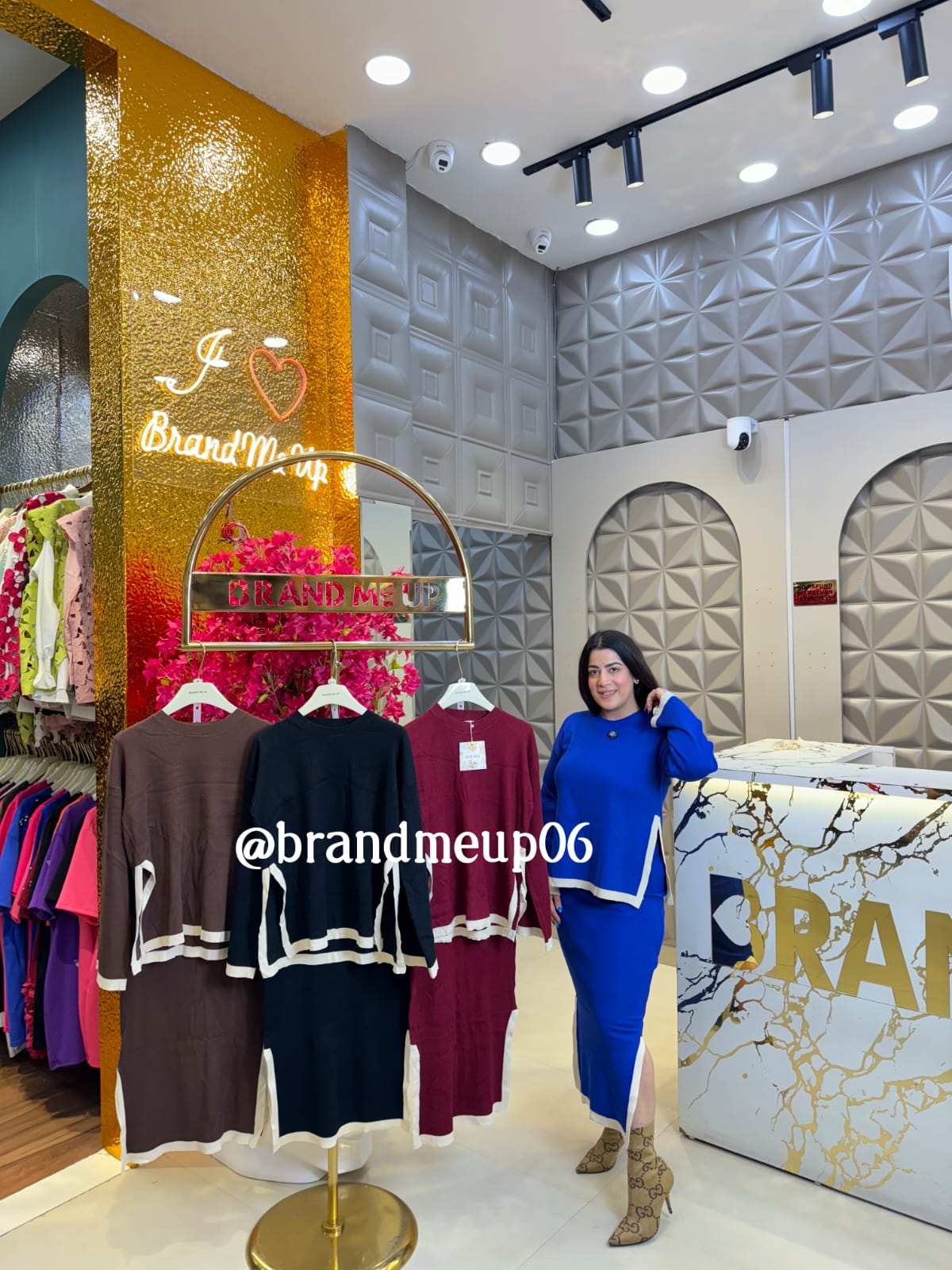 KNITTED TOP & SKIRT SET (IMP-531)