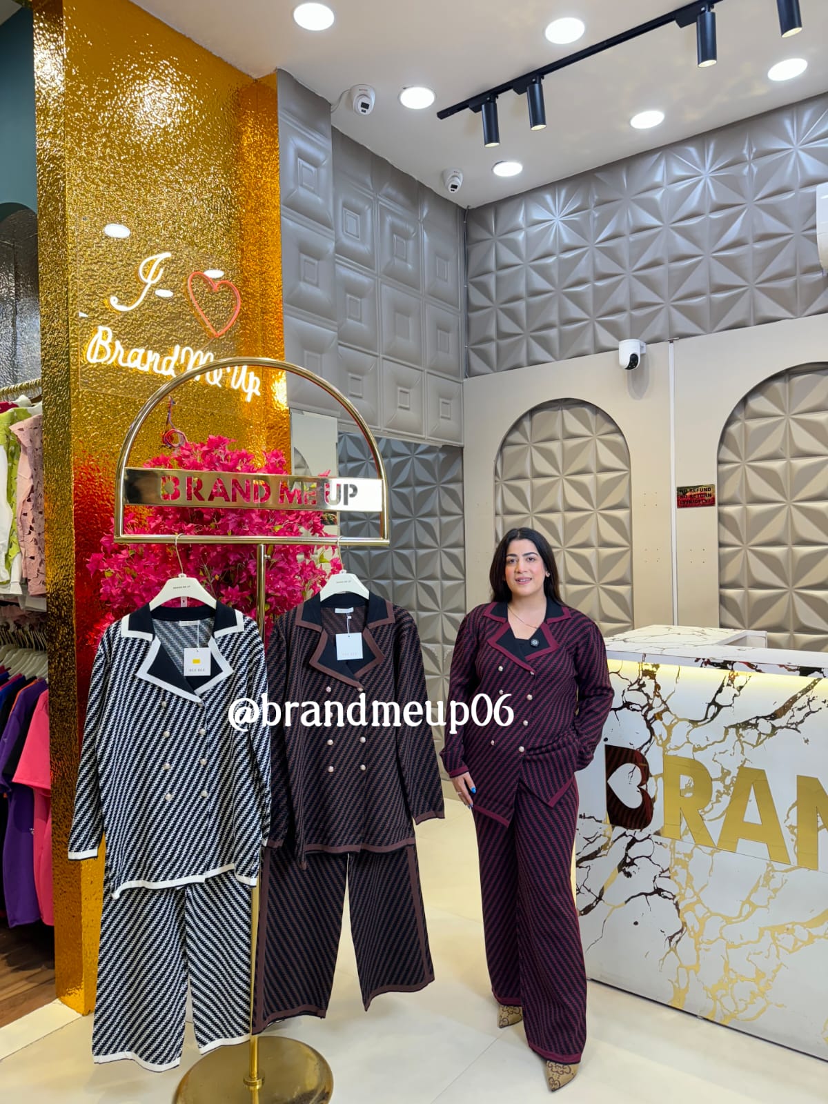 WOOLEN LONG DRESS FACE DESIGN (IMP-534)