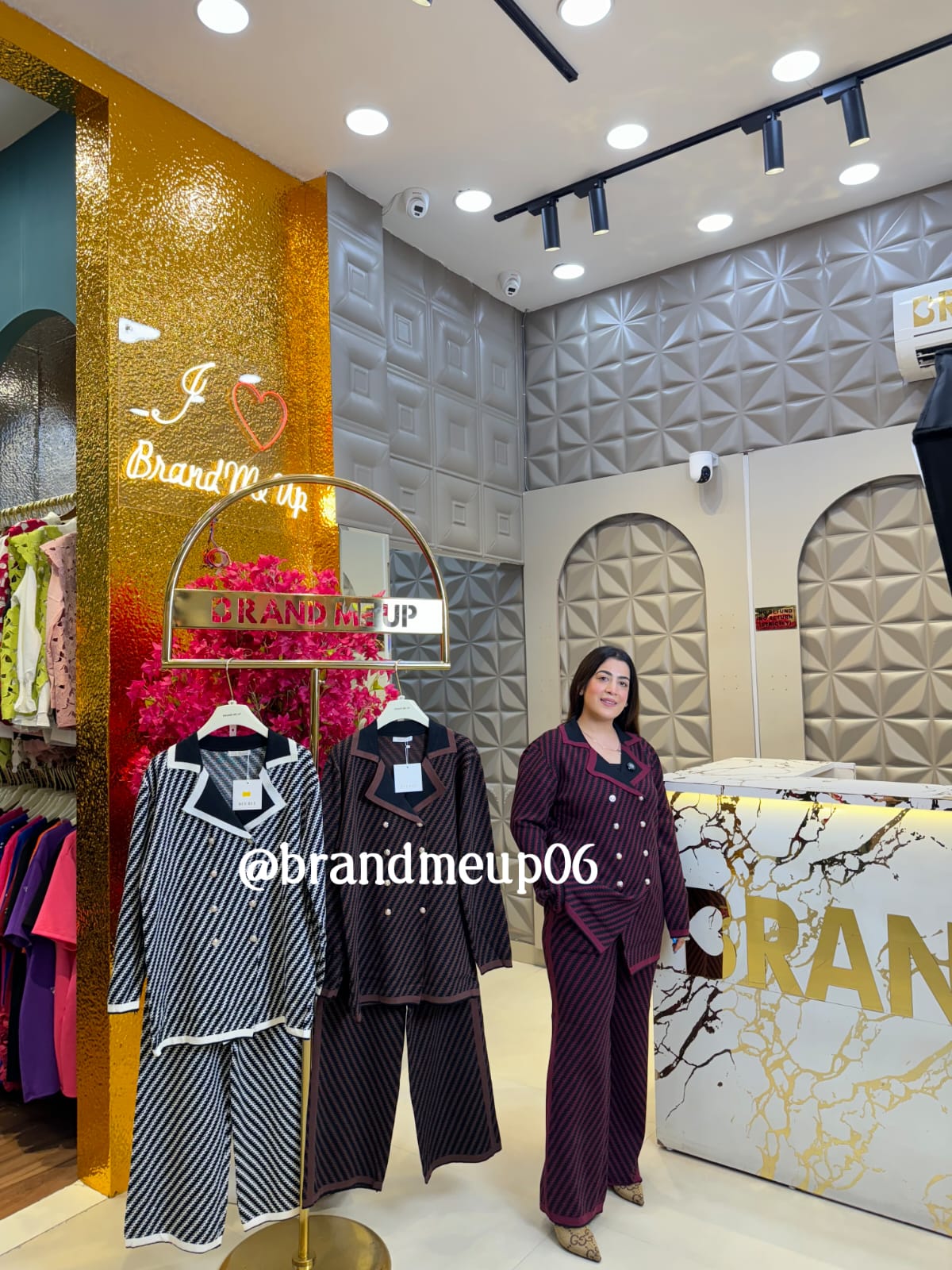 WOOLEN LONG DRESS FACE DESIGN (IMP-534)