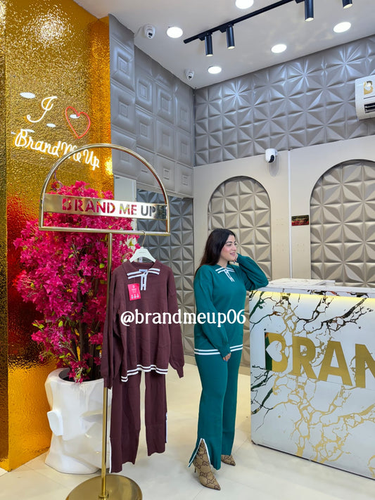 WOOLEN SIDE SLIT COR SET (IMP-435)