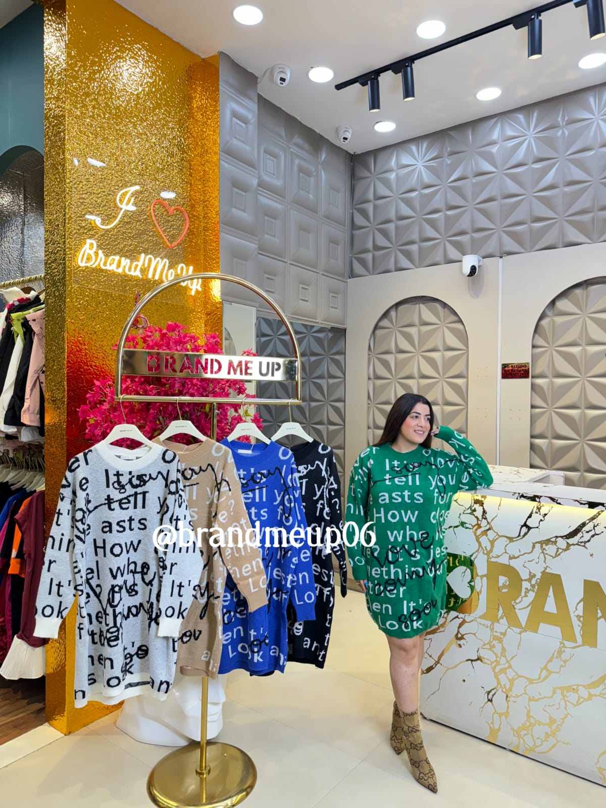 WOOLEN LONG DRESS TELL (IMP-524)