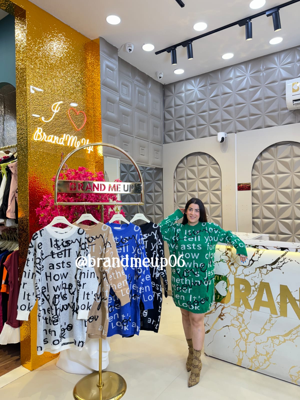 WOOLEN LONG DRESS TELL (IMP-524)